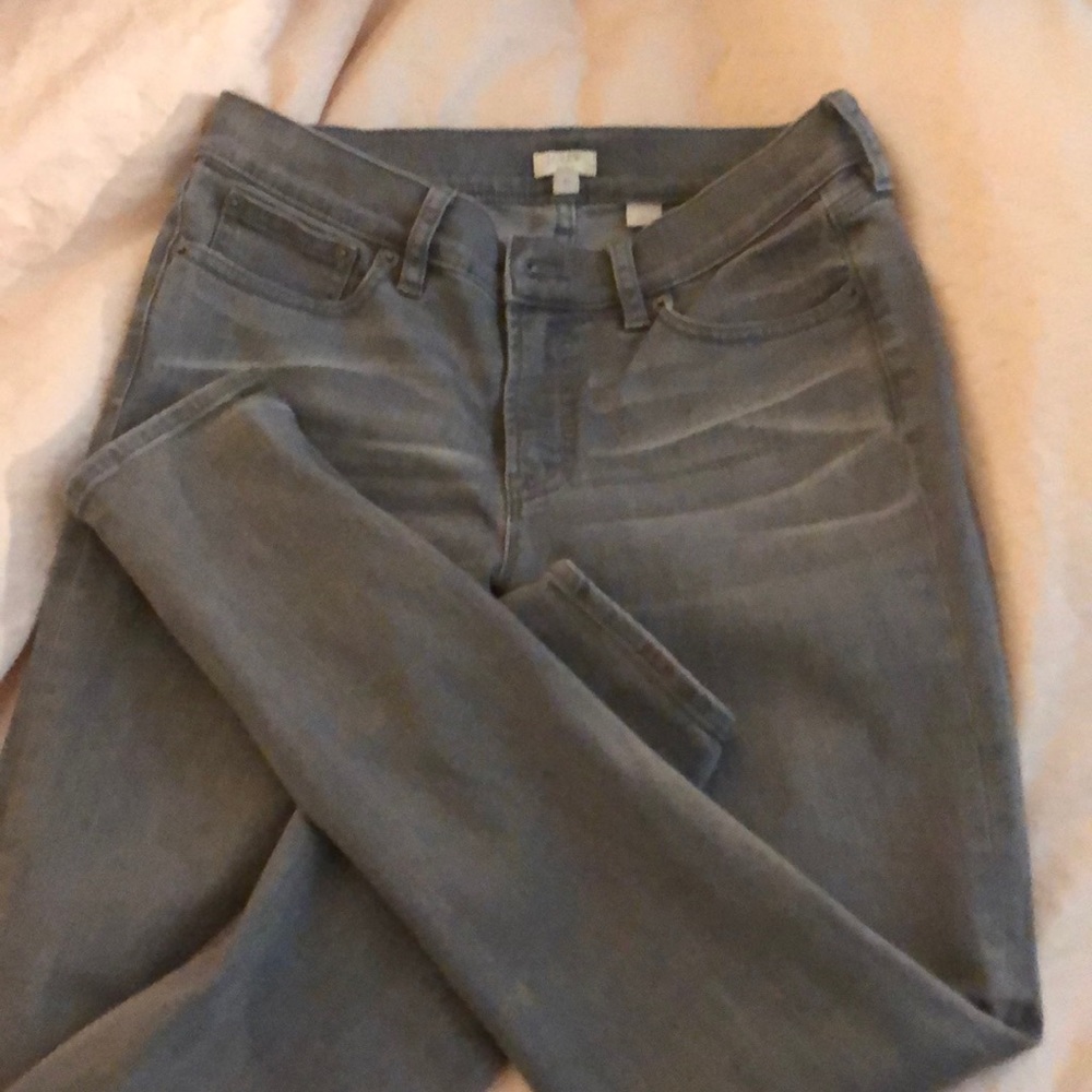 J.crew gray skinny jeans